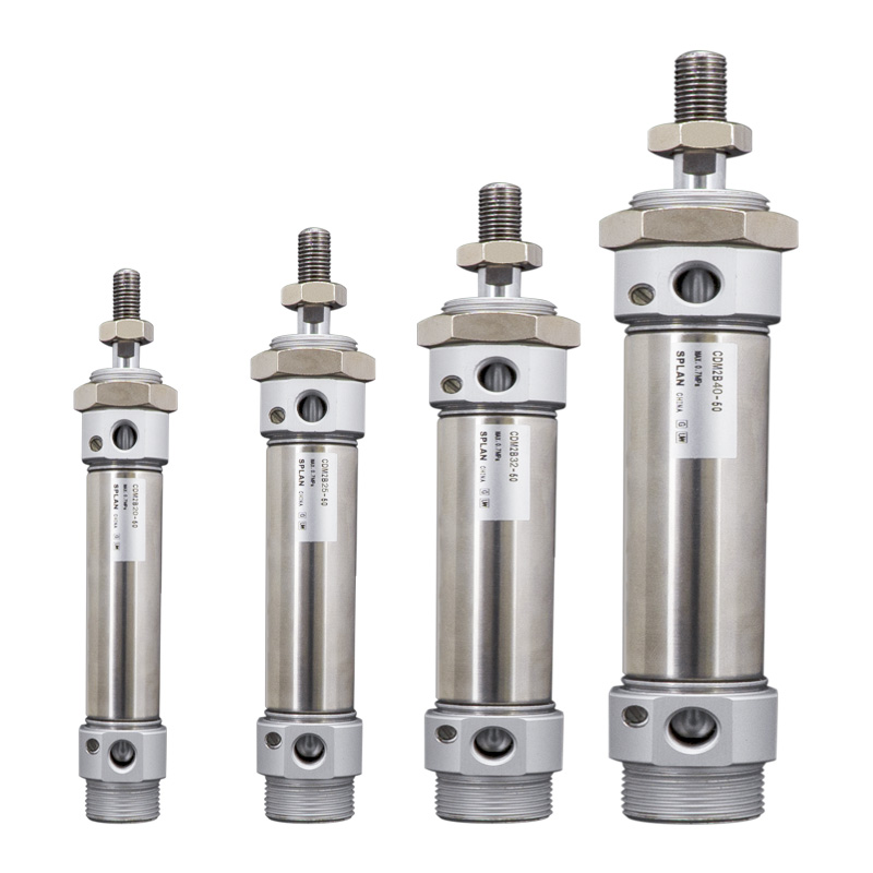 CM2 / CDM2 मालिका स्टेनलेस स्टील मिनी सिलेंडर (डबल / सिंगल एक्टिंग)